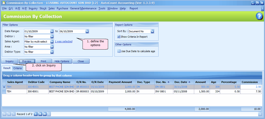 PlugIn : Sales Commission Plug In | UK Software